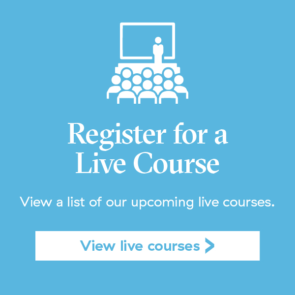 Register for a Live Course
