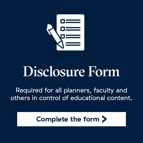 MSK CME Disclosure Form