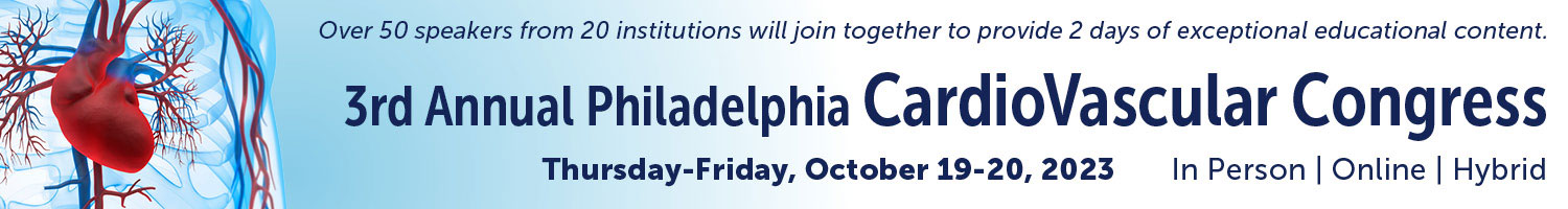 3rd Annual Philadelphia CardioVascular Congress Banner